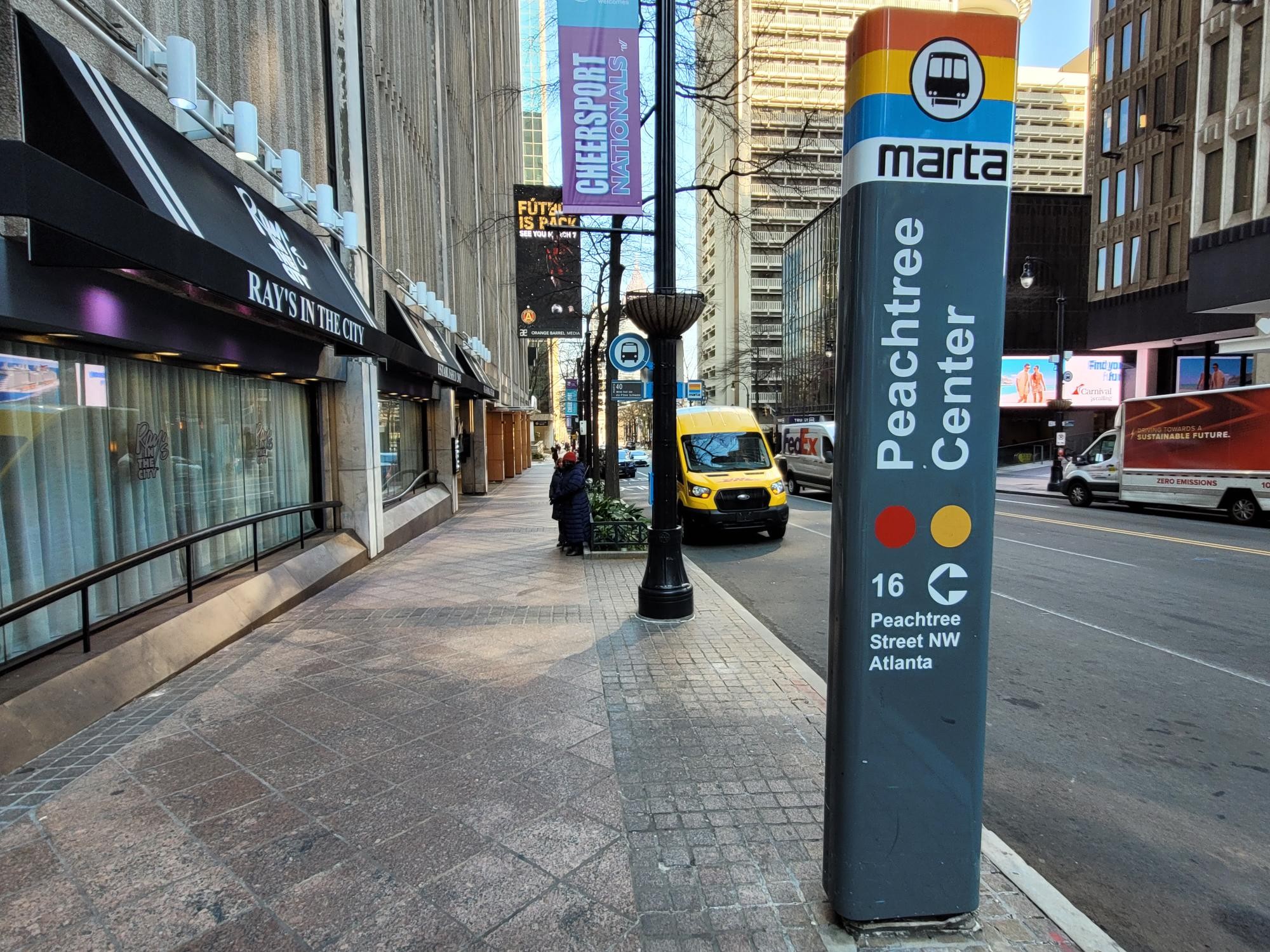 Peachtree Center Sign 